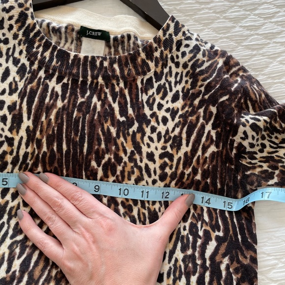 JCrew leopard wool sweater | S - Picture 6 of 7